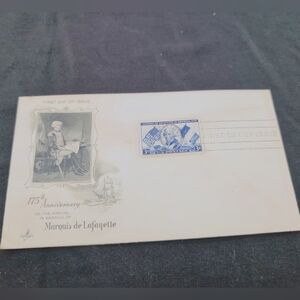 1952 Georgetown 175th Anniversary Marquis de Lafayette First Day Cover